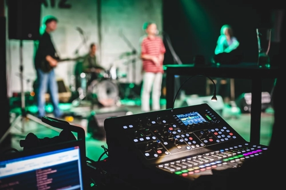 equipo de sonido para conciertos